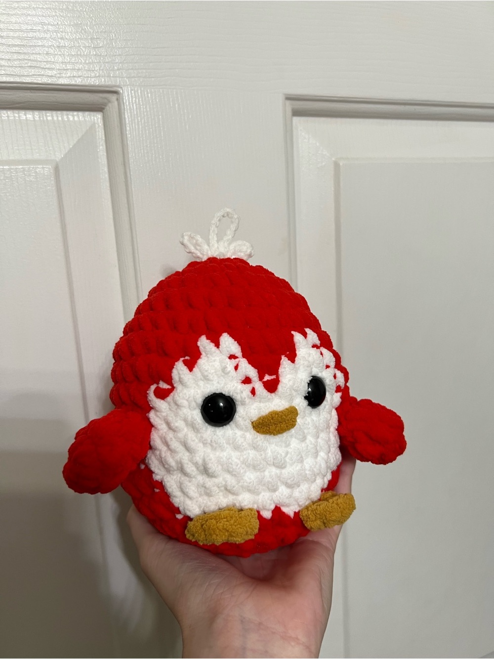 Chunky Plush Crocheted Penguin ✨